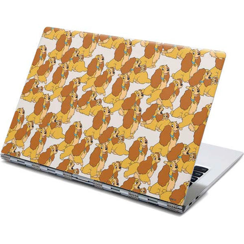 Disney Lady & The Tramp Lady Pattern Yoga 910 2-in-1 14in Touch-Screen Skin